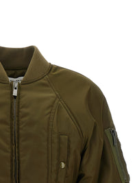 Balmain Women Iconica Nylon Bomber Jacket
