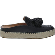 Rory Womens Leather Slip-On Espadrilles