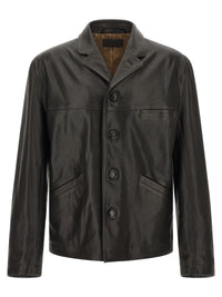 Lemaire Men Leather Jacket