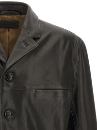 Lemaire Men Leather Jacket