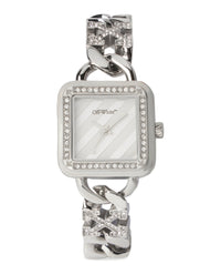 Off-White Womens Stainless Steel 27mm Bracelet Fashion Watch