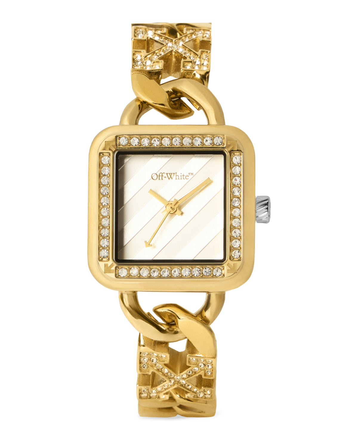 Off-White Womens Gold 27mm Bracelet Fashion Watch
