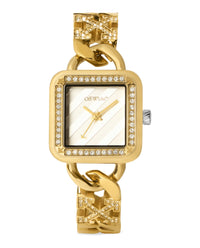 Off-White Womens Gold 27mm Bracelet Fashion Watch