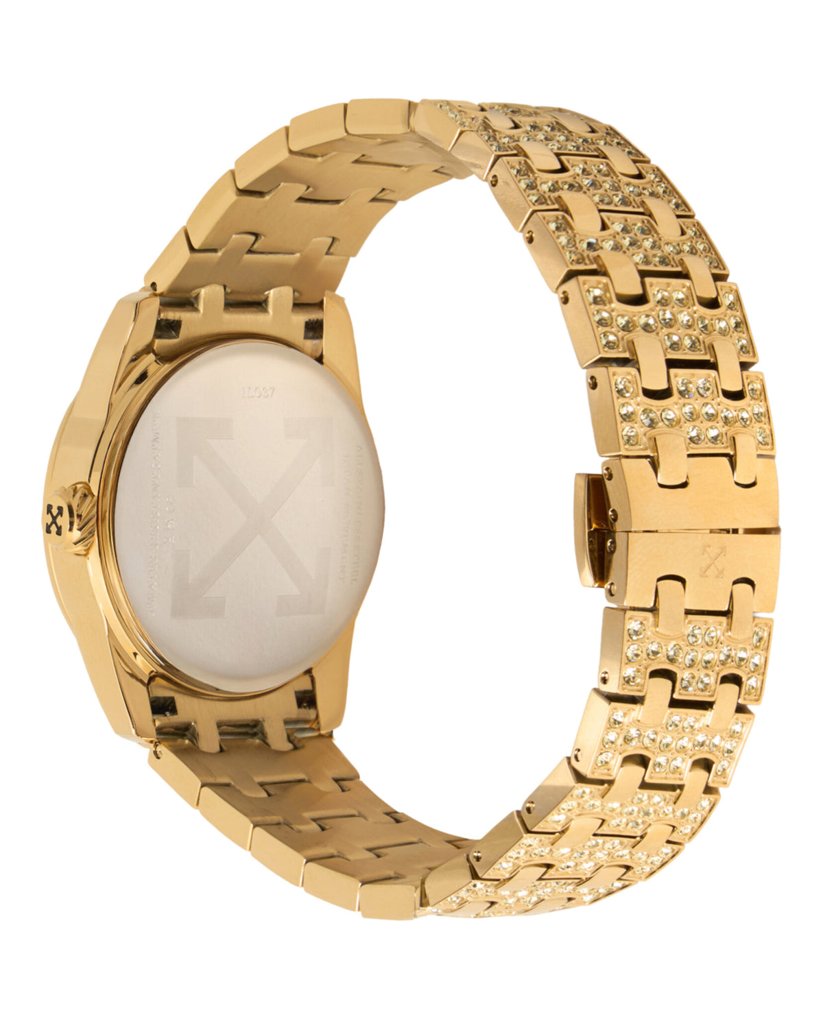 Off-White Womens Gold 32mm Bracelet Fashion Watch
