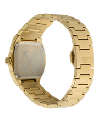 Off-White Womens Gold 39mm Bracelet Fashion Watch