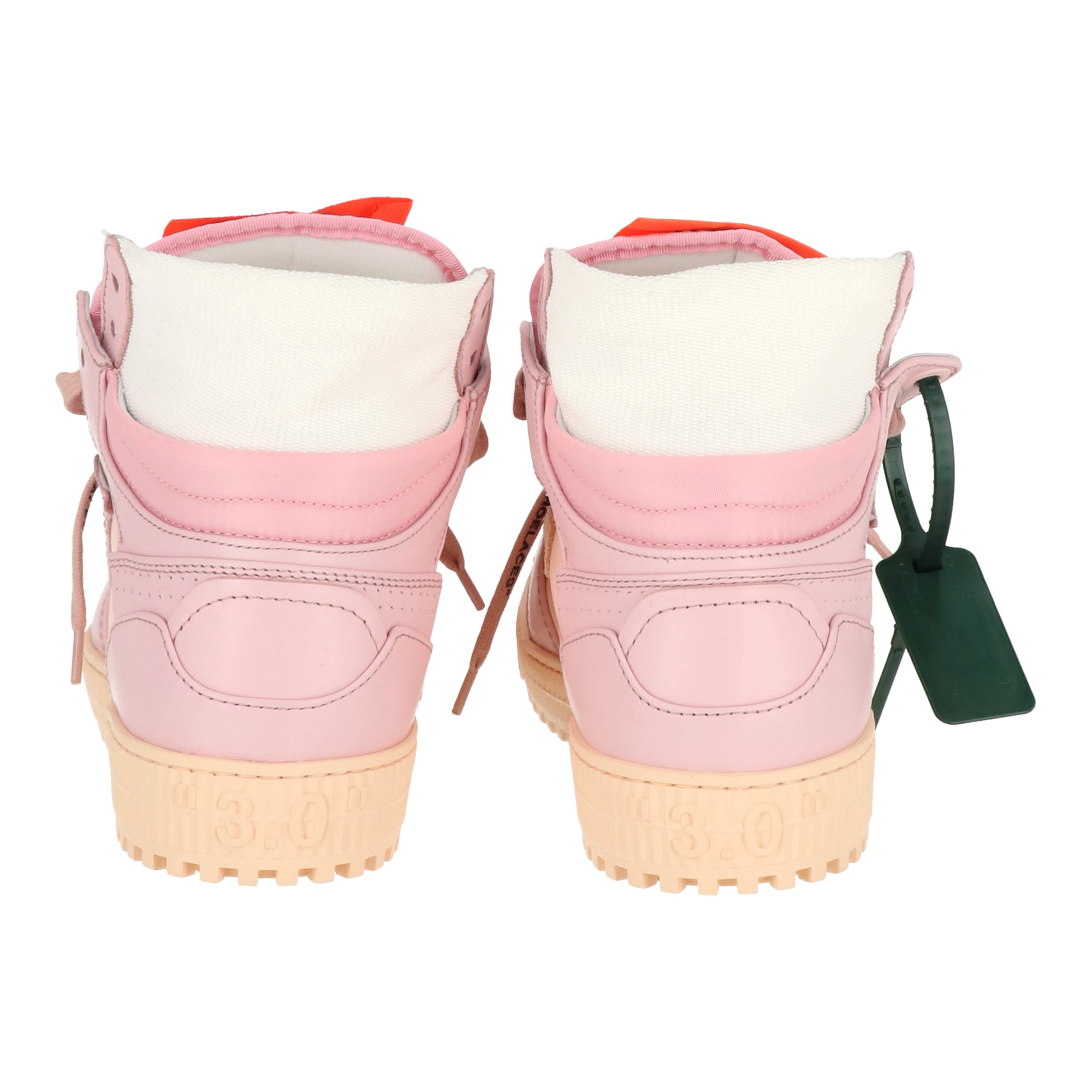 Off White Womens Pink Sneaker