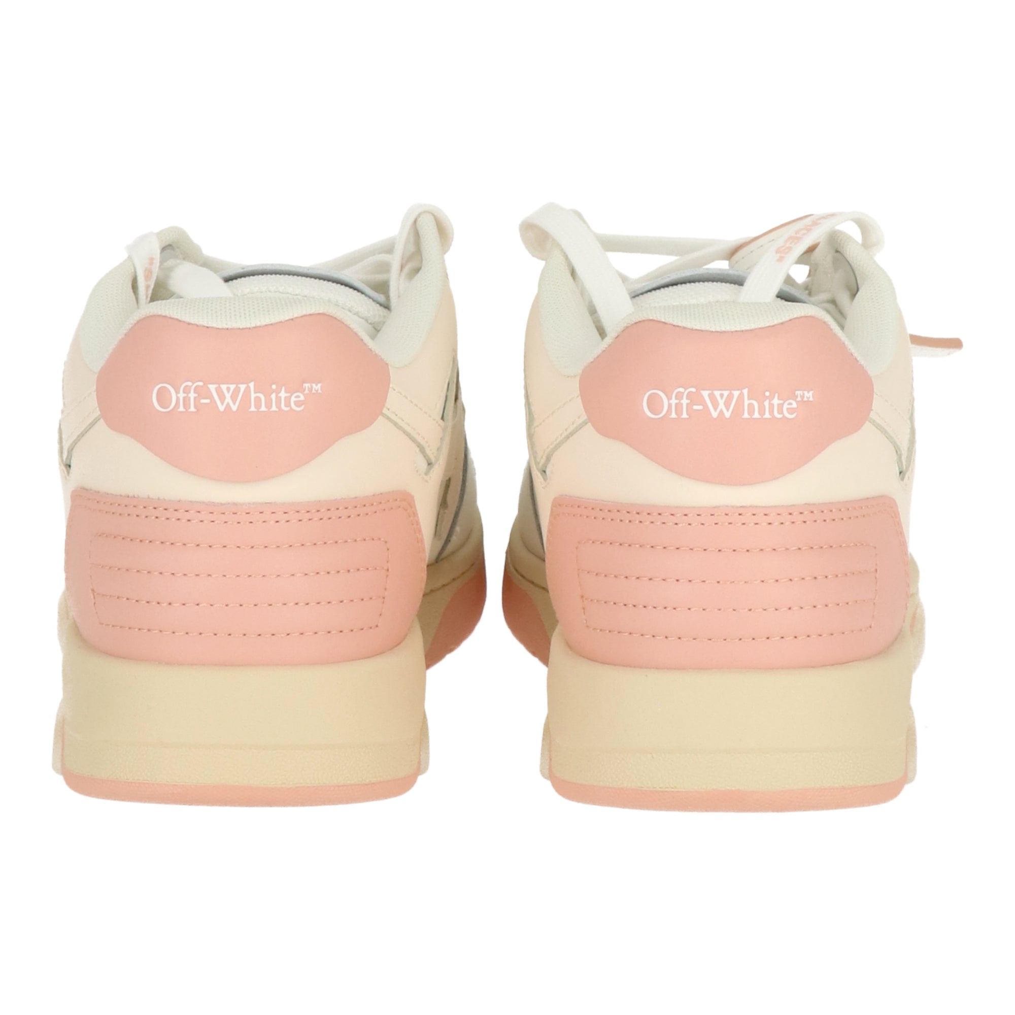 Off White Womens White/Pink Sneaker