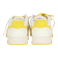 Off White Womens White/Yellow Sneaker