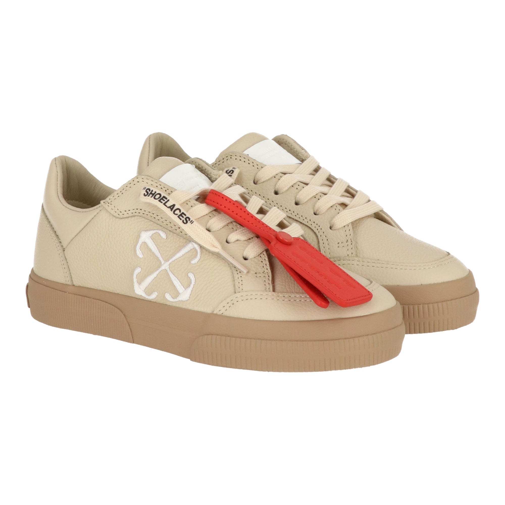 Off White Womens Beige/White Sneaker