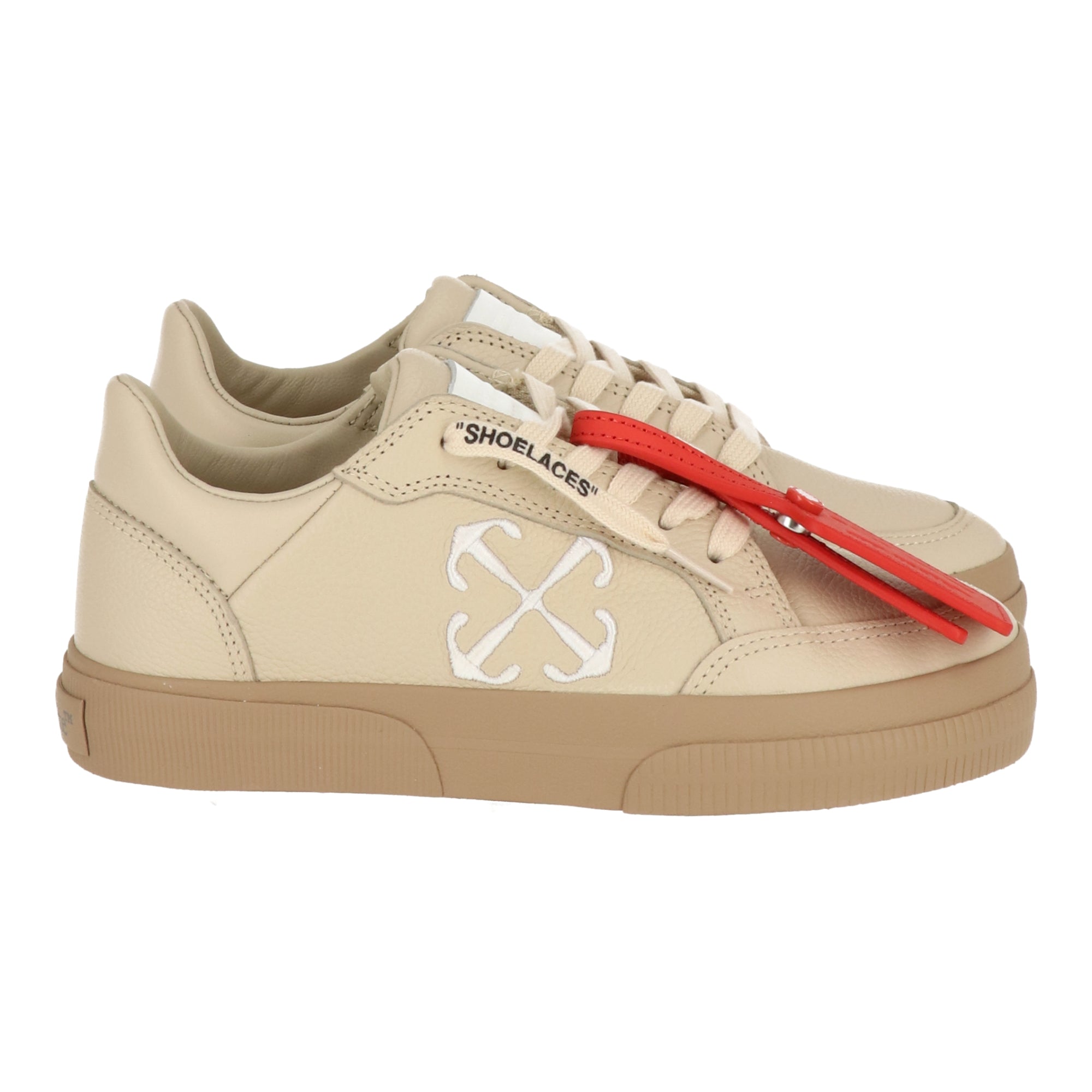 Off White Womens Beige/White Sneaker