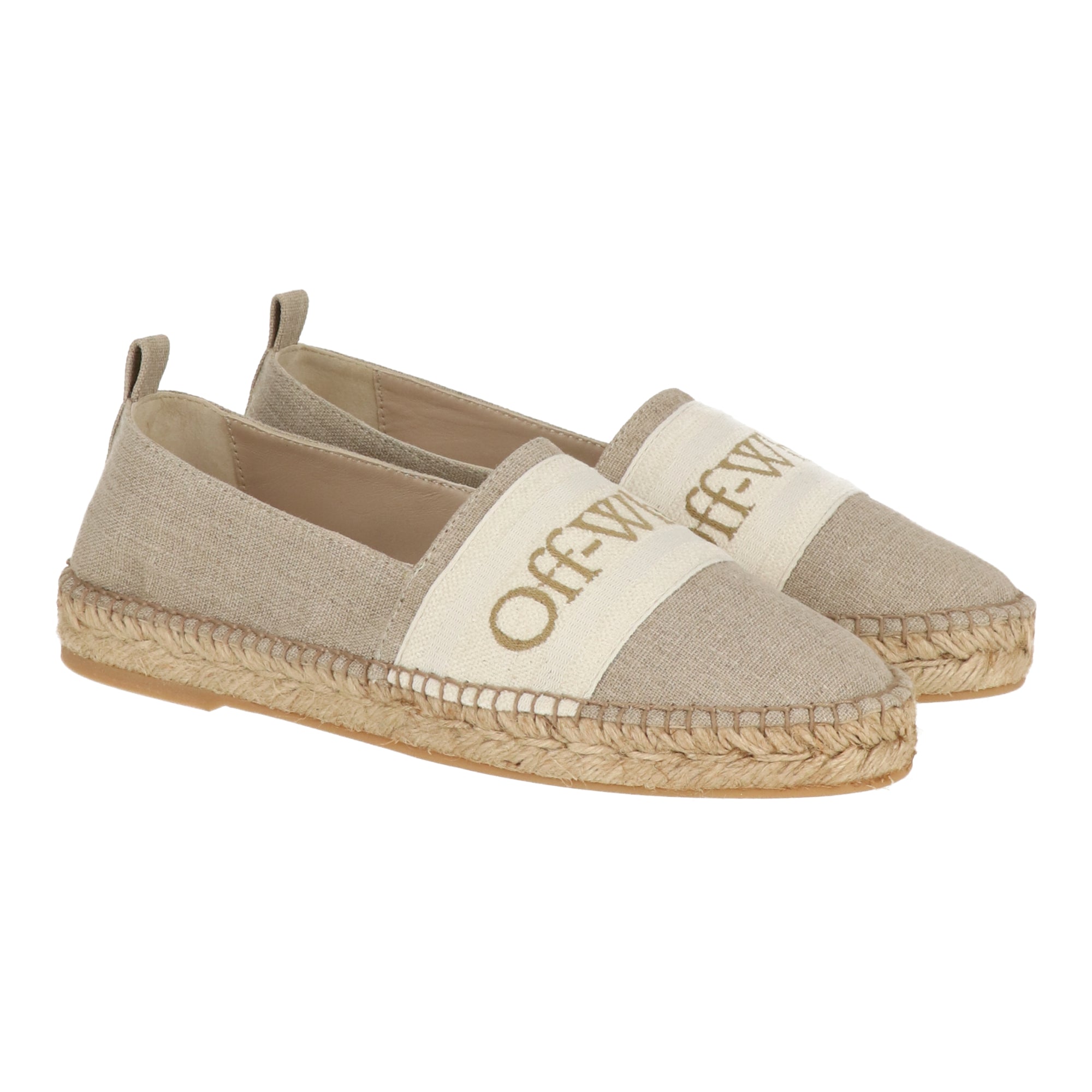 Off White Womens Beige Sneaker
