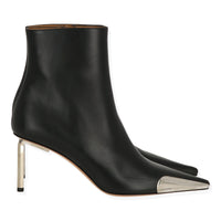 Off White Womens Black/Silver Boot