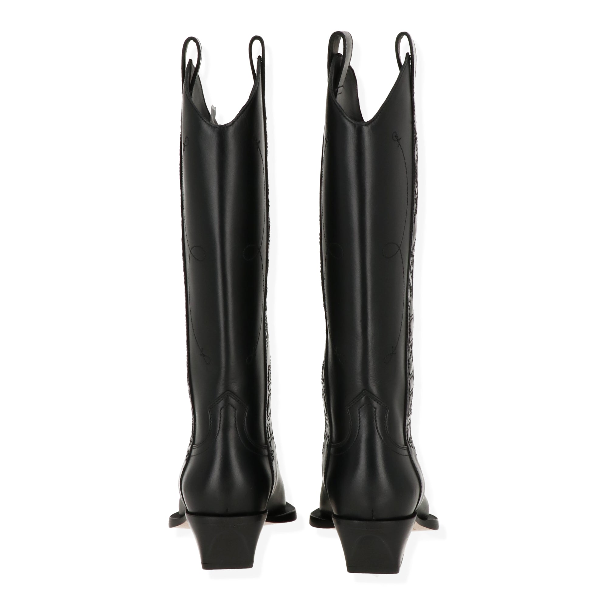 Off White Womens Black Boot