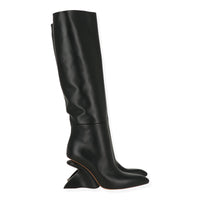 Off White Womens Black/Silver Boot