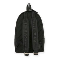 Off White Mens Black Backpack