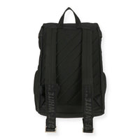 Off White Mens Black Backpack