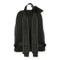 Off White Mens Black Backpack