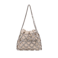 OFFWHITE Off White Womens Beige/Black Shoulder Bag