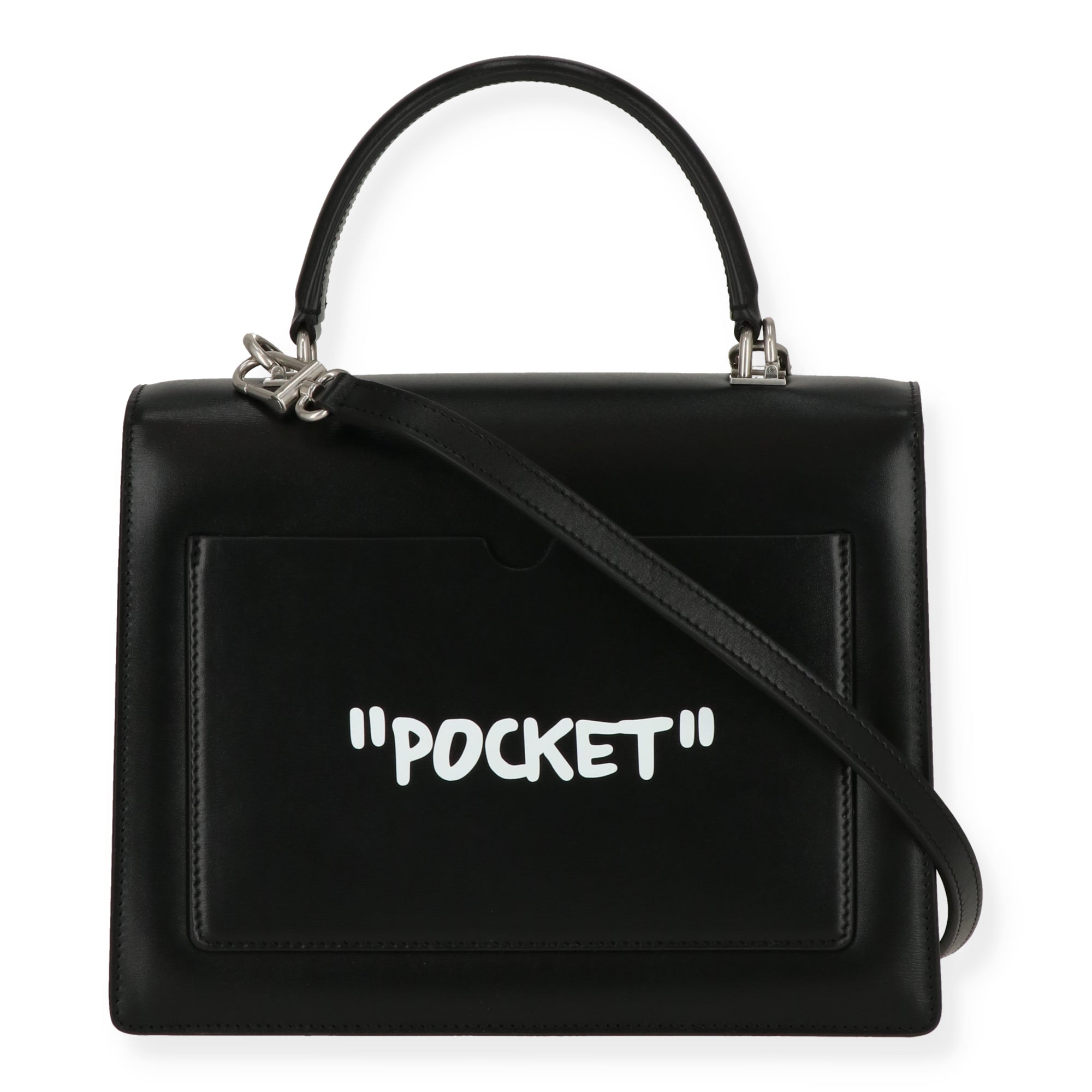Off White Womens Black/White Handbag