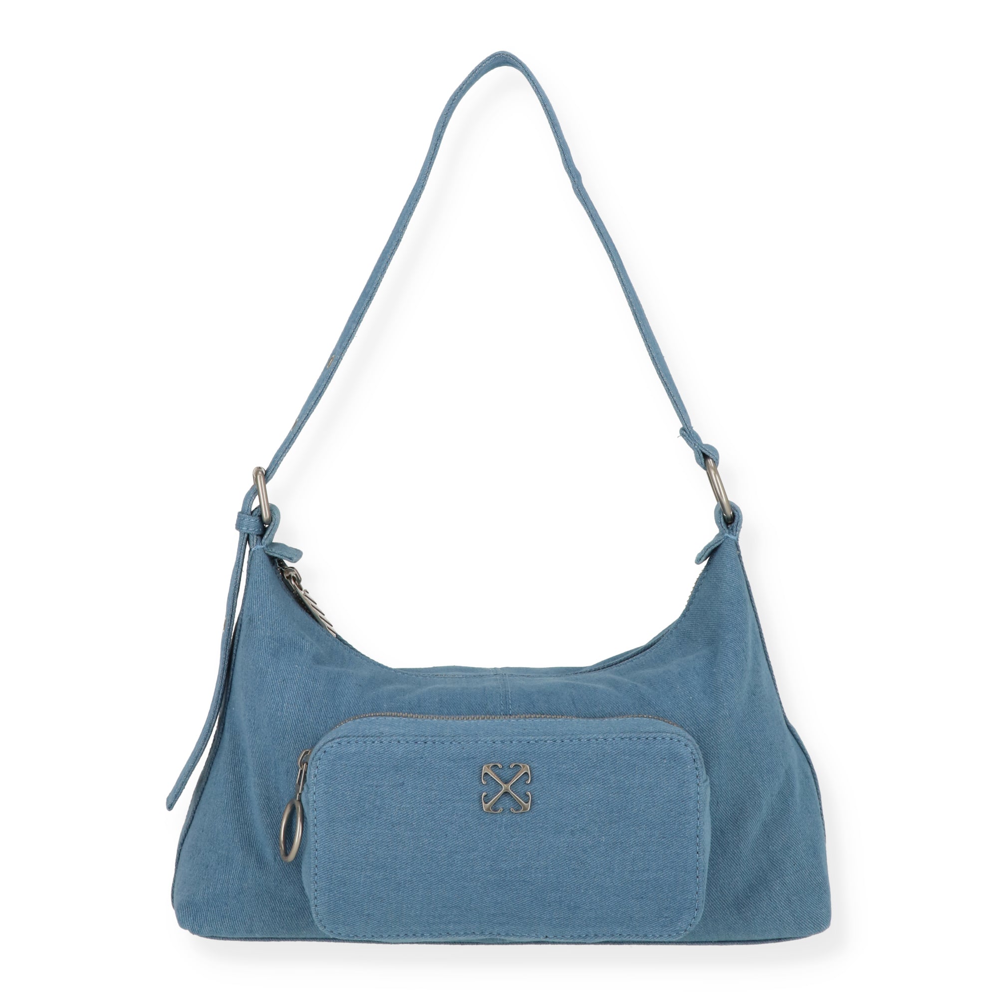 Off White Womens Light Blue Handbag