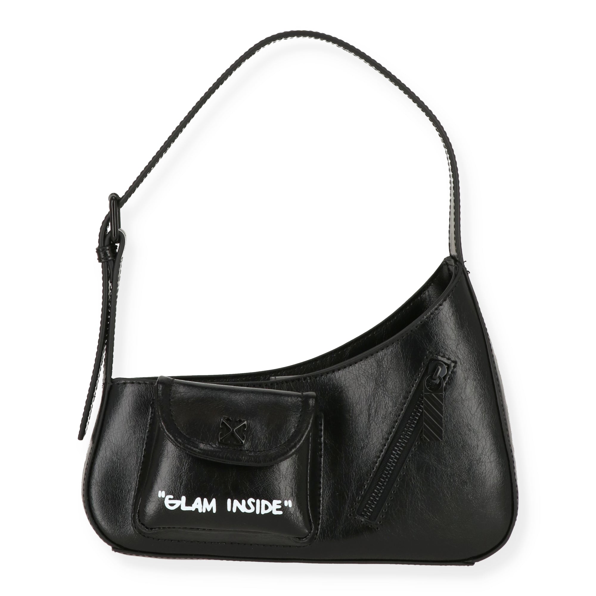 Off White Womens Black Handbag