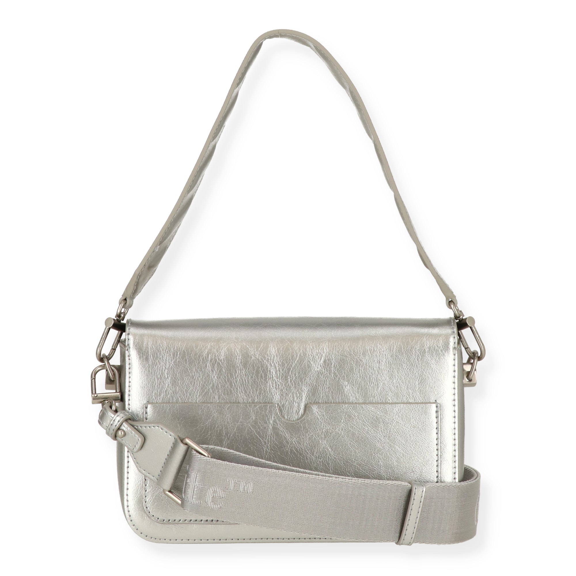 OFFWHITE Off White Womens Silver Shoulder Bag