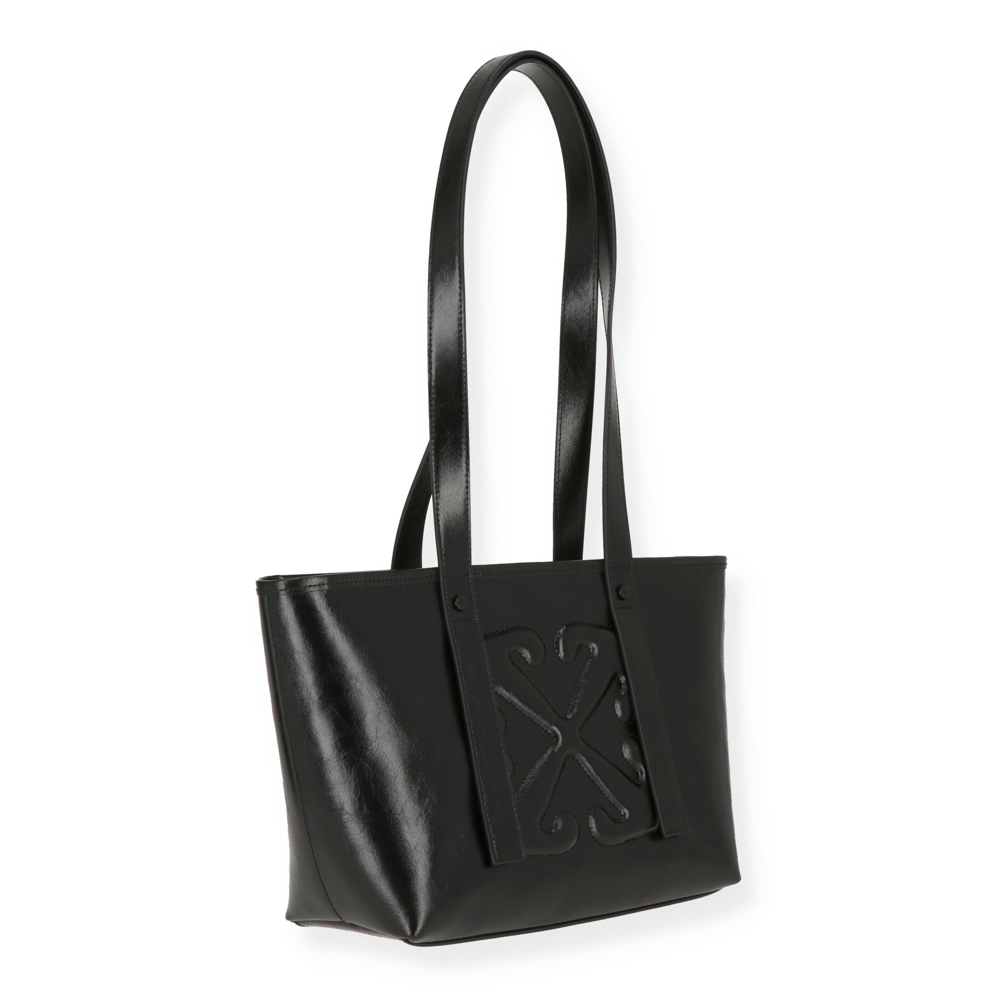 Off White Womens Black Tote