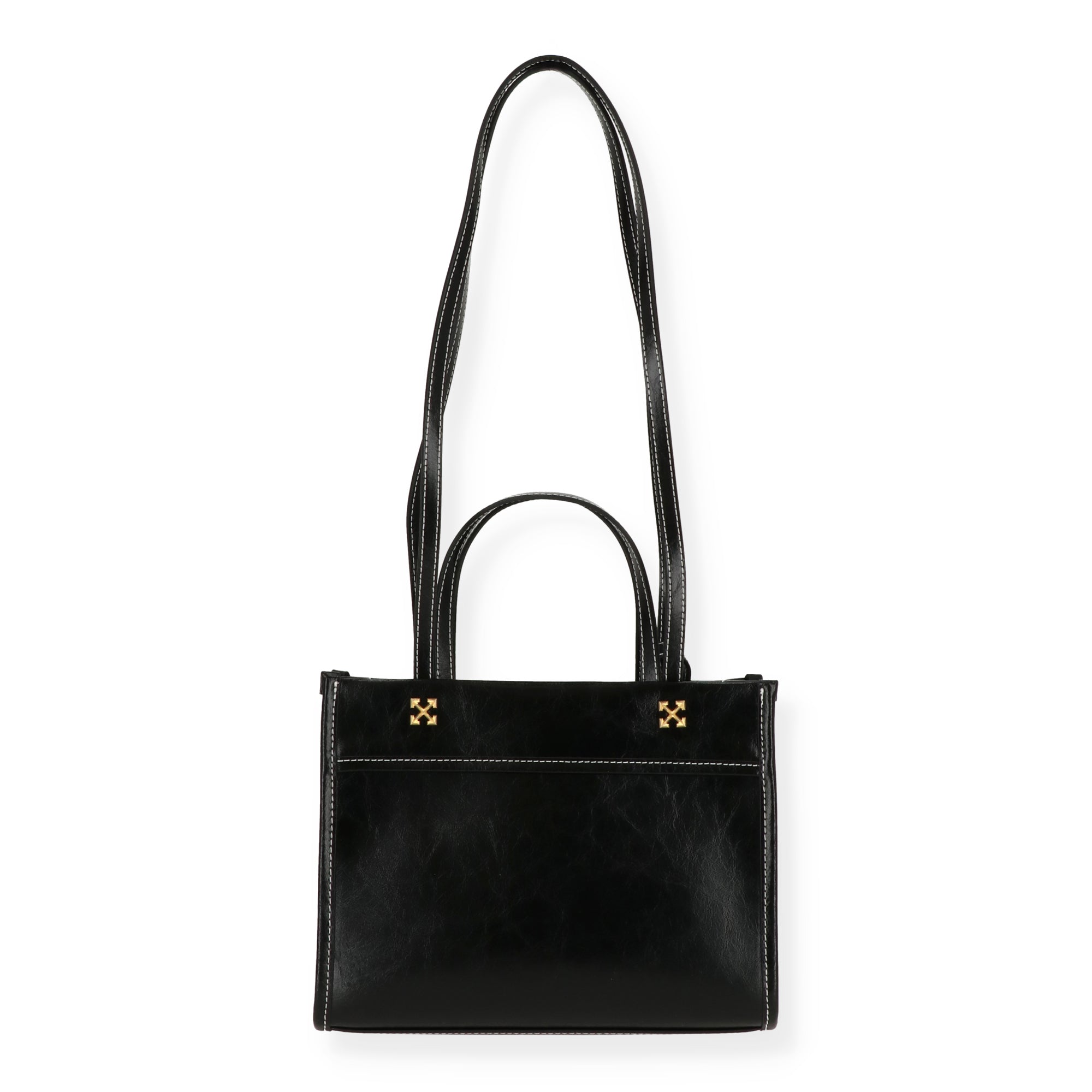 Off White Womens Black Tote