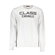Cavalli Class Sweatshirt Without Zip Man White