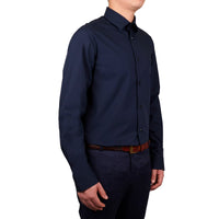 Cavalli Class Mens Navy Dress Shirt