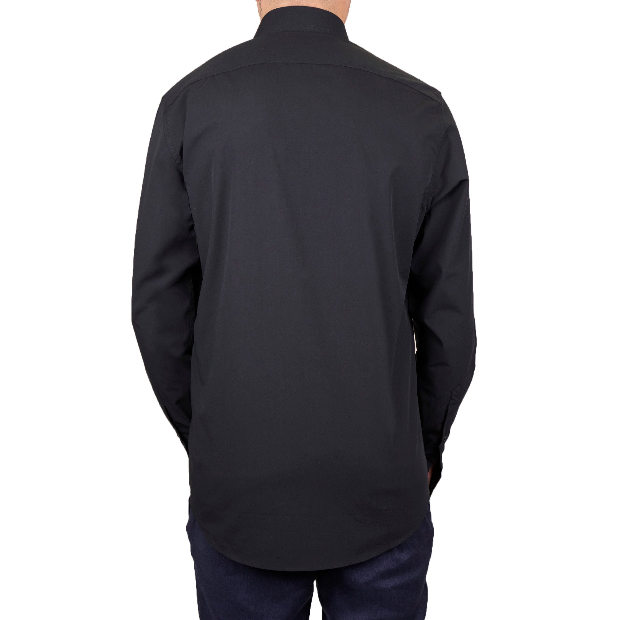 Cavalli Class Mens Black Dress Shirt W Logo