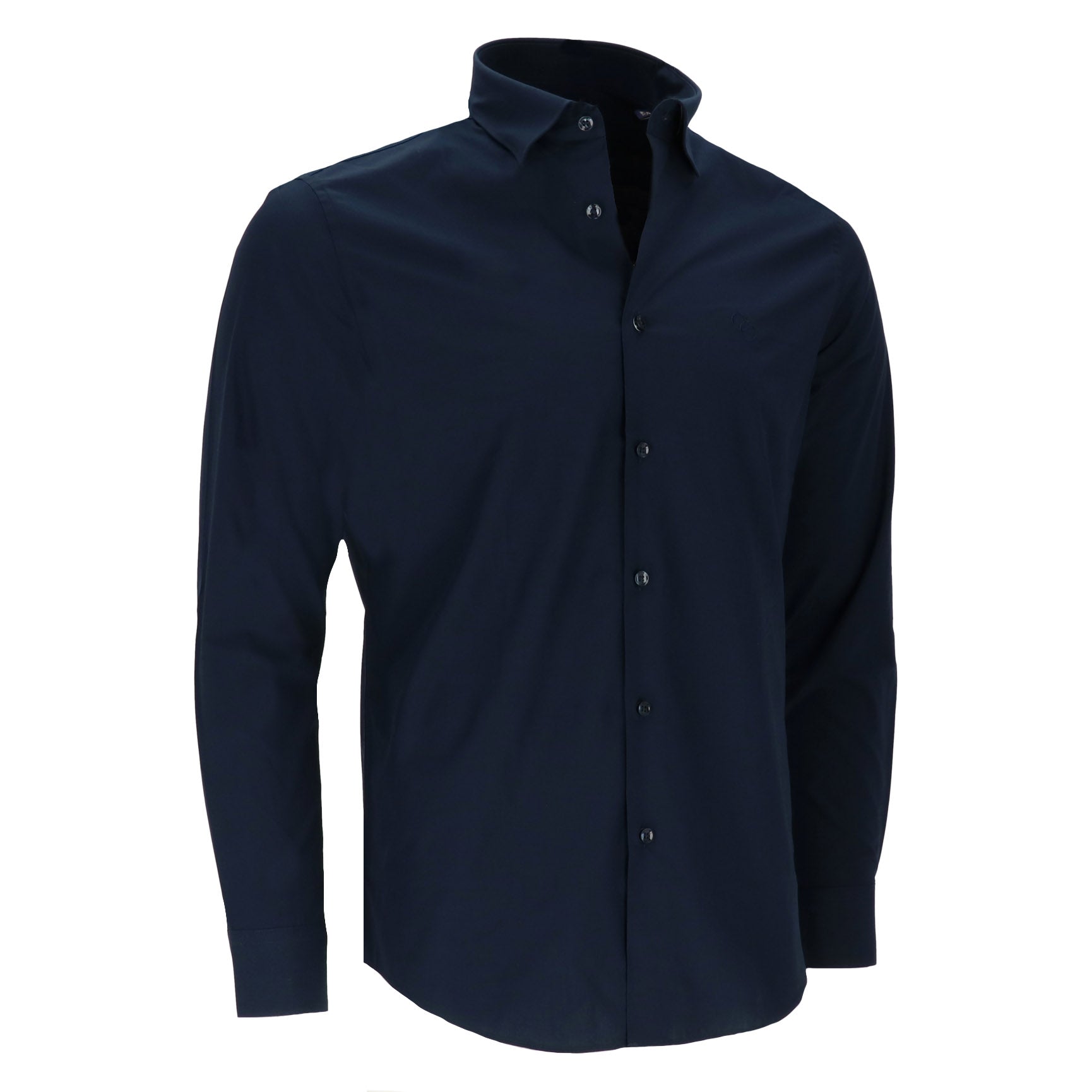 Cavalli Class Mens Navy Dress Shirt