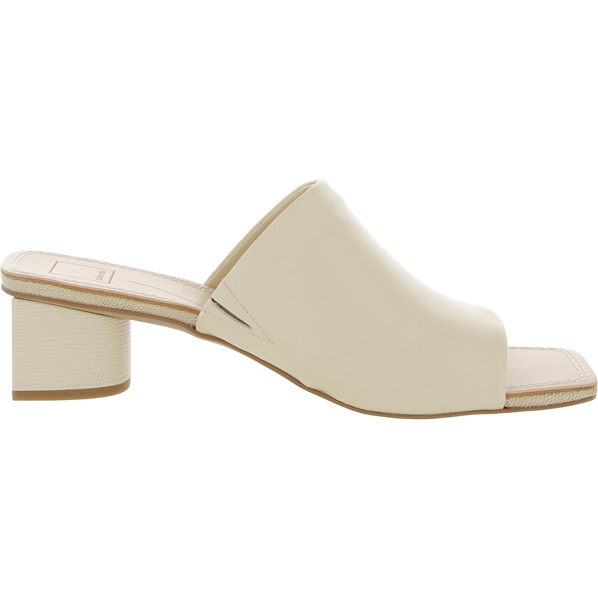 Jolice Womens Leather Slip On Mules