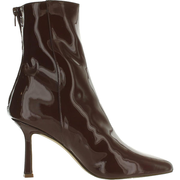 Hanna Womens Patent Pointy Toe Booties
