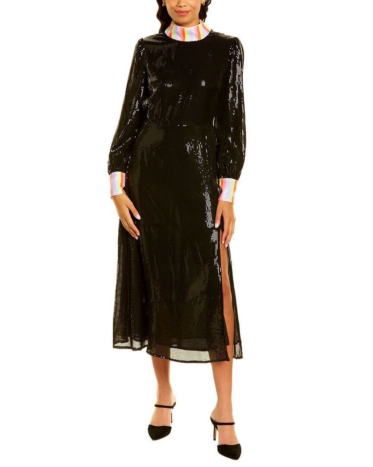 Olivia Rubin Amelie Sequin Midi Dress