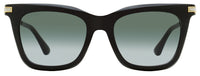 Jimmy Choo Rectangular Sunglasses Olye 8079O Black/Gold 52mm