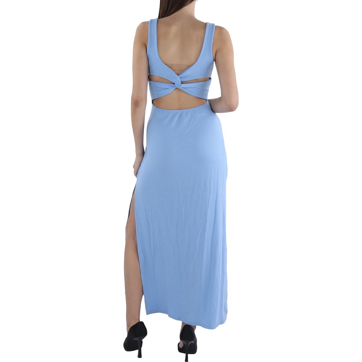 Mara Womens Open Back Cut-Out Maxi Dress