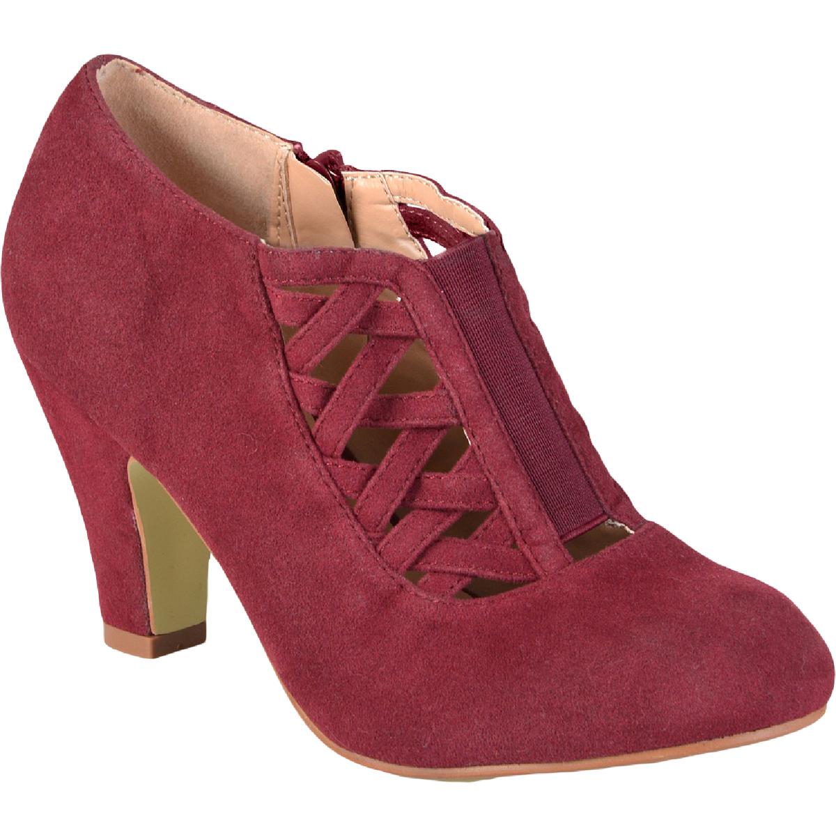 Piper Womens Faux Suede Cut-Out Shooties