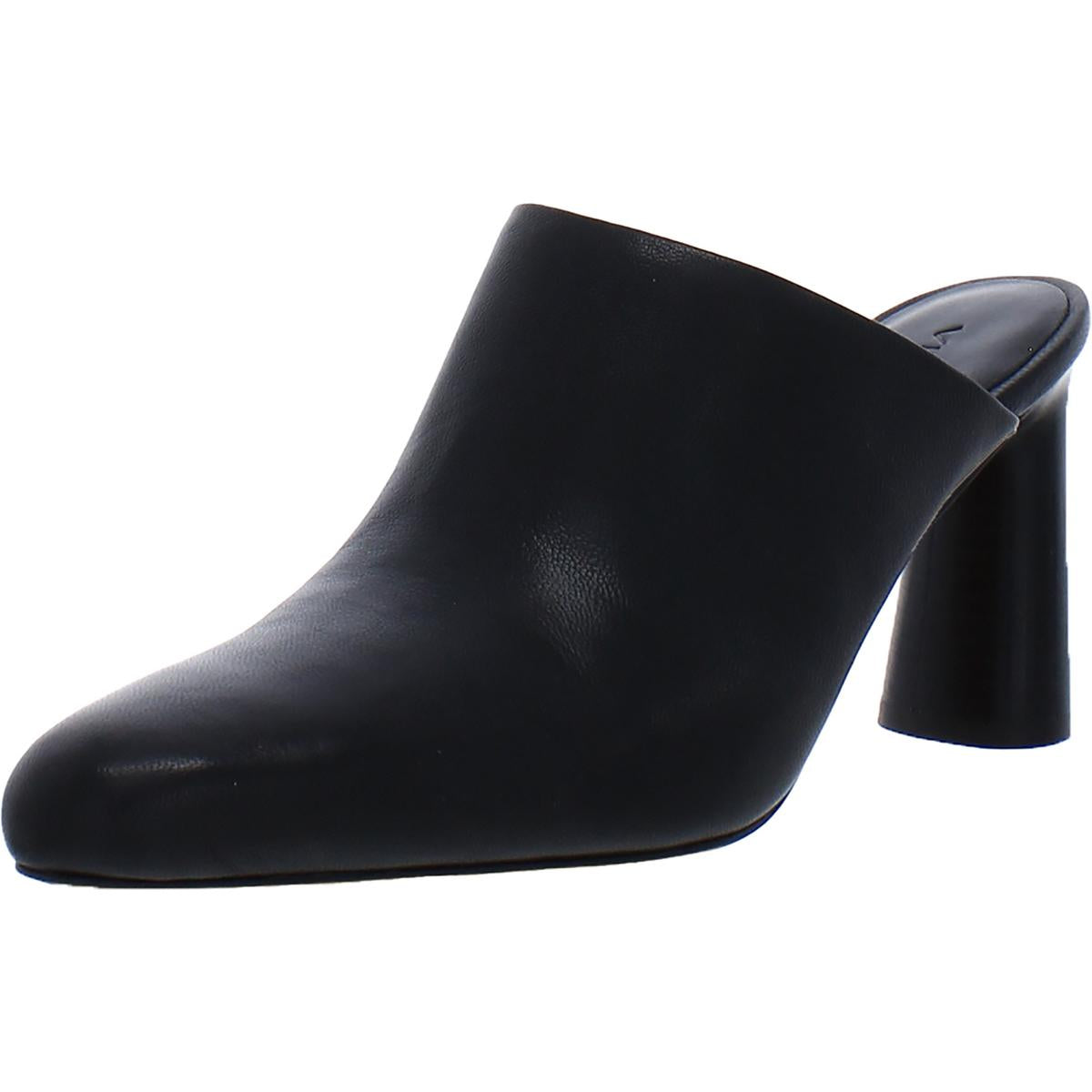 Hera Womens Leather Almond Toe Mules