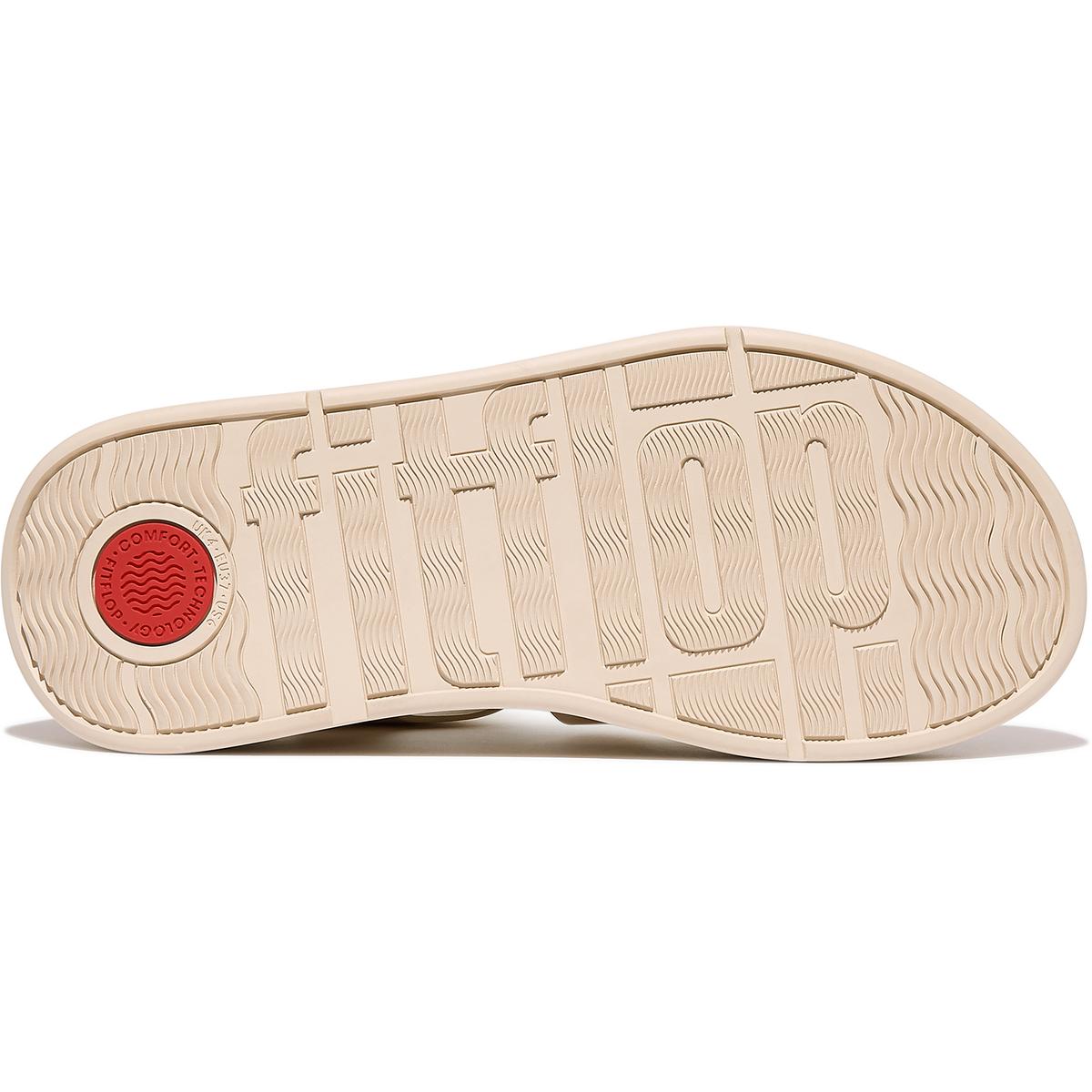 Womens Metallic Leather Fisherman Sandals