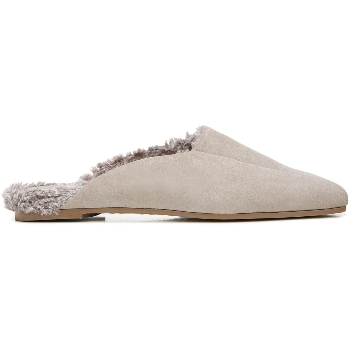 Sandra 2 Womens Faux Fur Lined Suede Mules