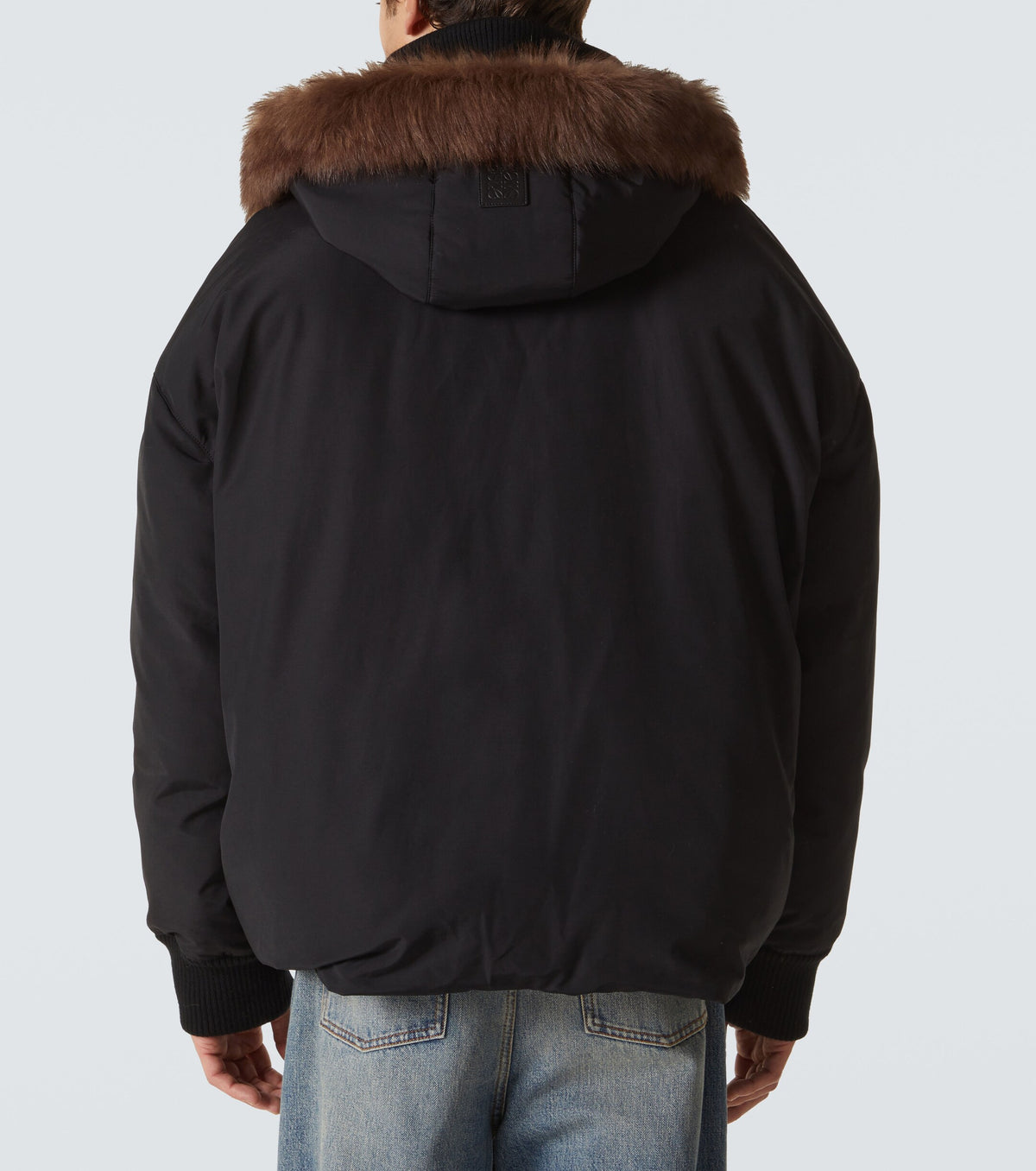 LOEWE Loewe Men Shearling-Trimmed Cotton-Blend Jacket