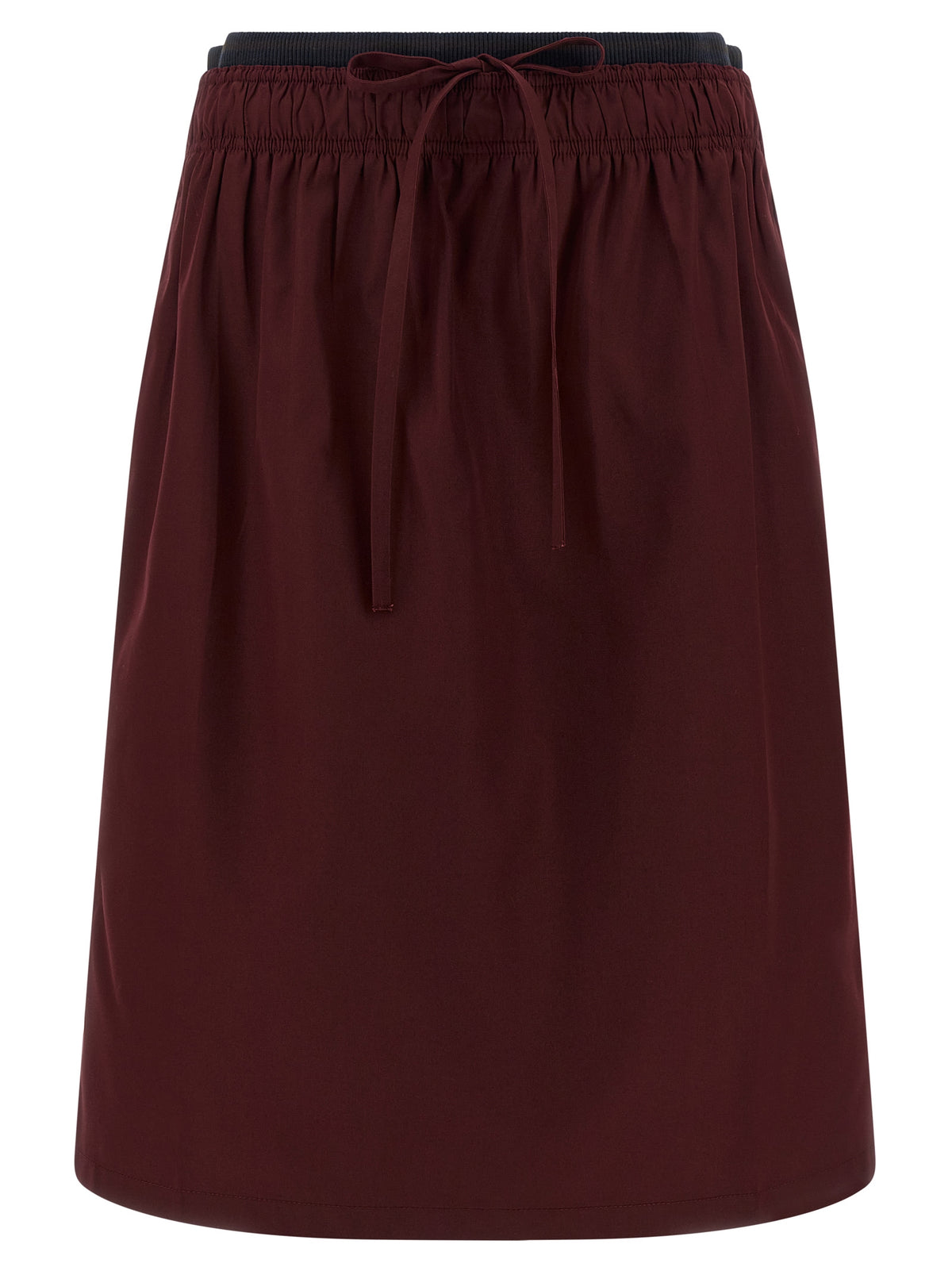 PRADA Prada Women Double Layer Elastic Skirt