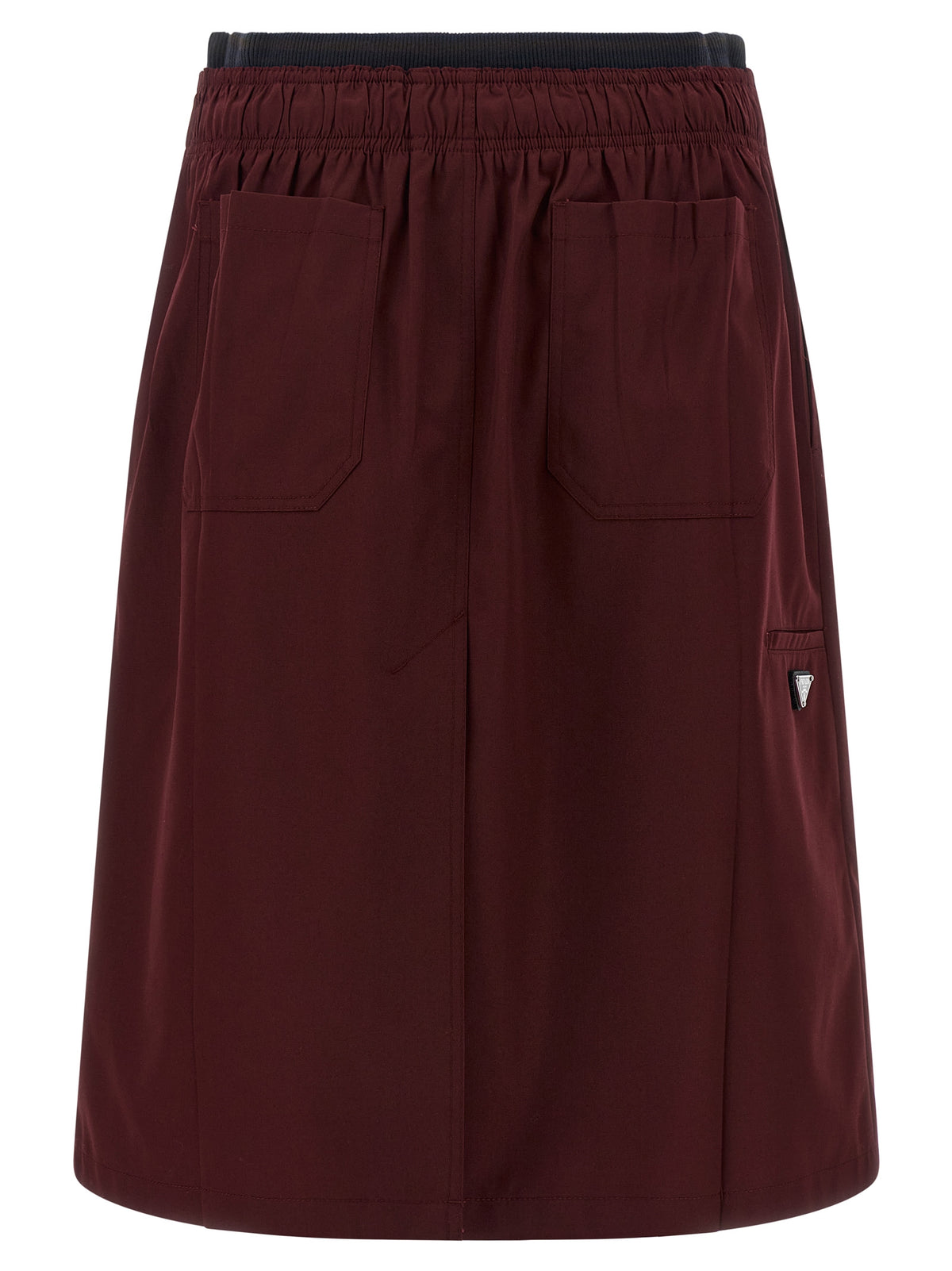 PRADA Prada Women Double Layer Elastic Skirt