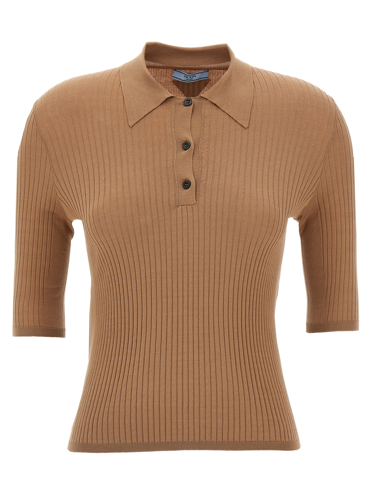 Prada Women Knitted Polo Shirt