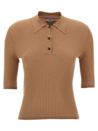 Prada Women Knitted Polo Shirt