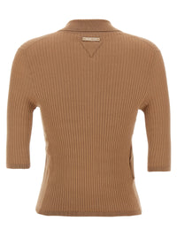 Prada Women Knitted Polo Shirt