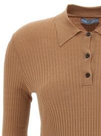 Prada Women Knitted Polo Shirt