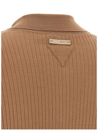Prada Women Knitted Polo Shirt