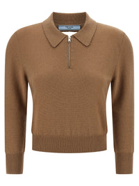 Prada Women Wool Polo Shirt